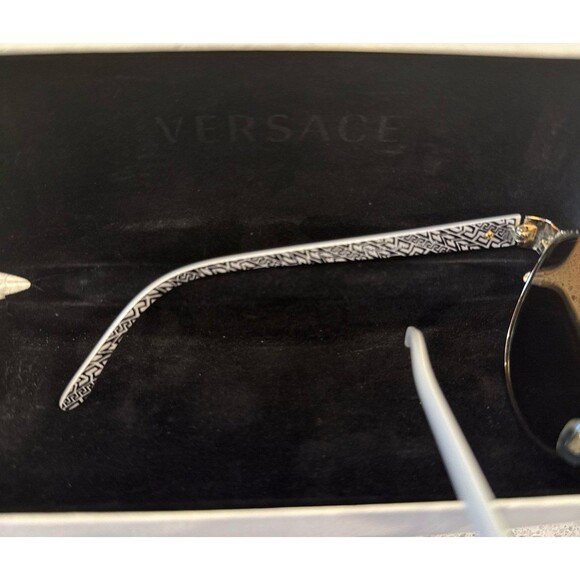 Authentic Versace Unisex Polarized Aviator Sunglasses main image 2